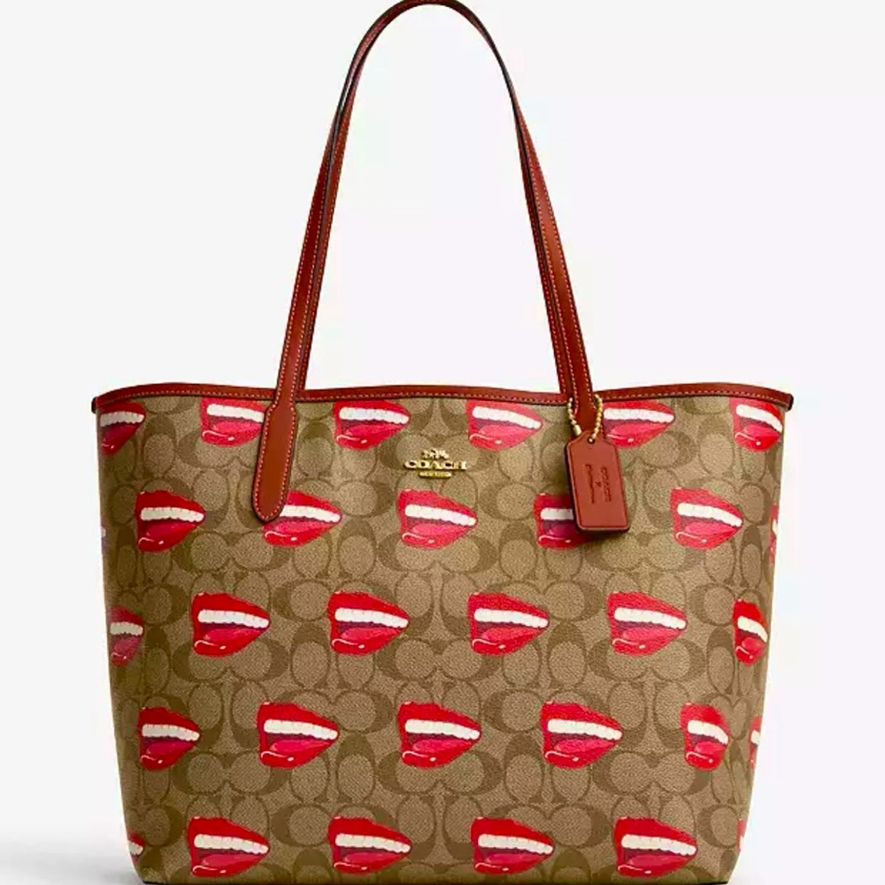 Coach X Tom Wesselmann City Tote In Signature Canvas